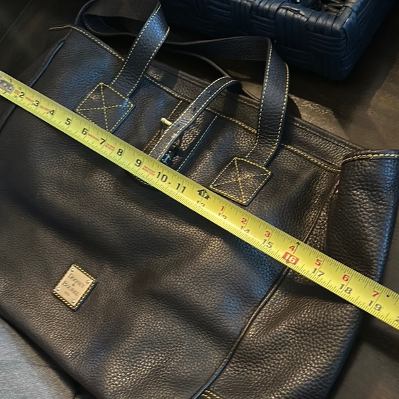 Dooney & Bourke Dark Brown Leather Tote Bag - Picture 10 of 15